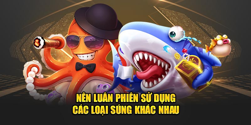 Nên luân phiên sử dụng nhiều loại súng, đạn khác nhau 